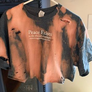 Distressed Bleach T-shirt
